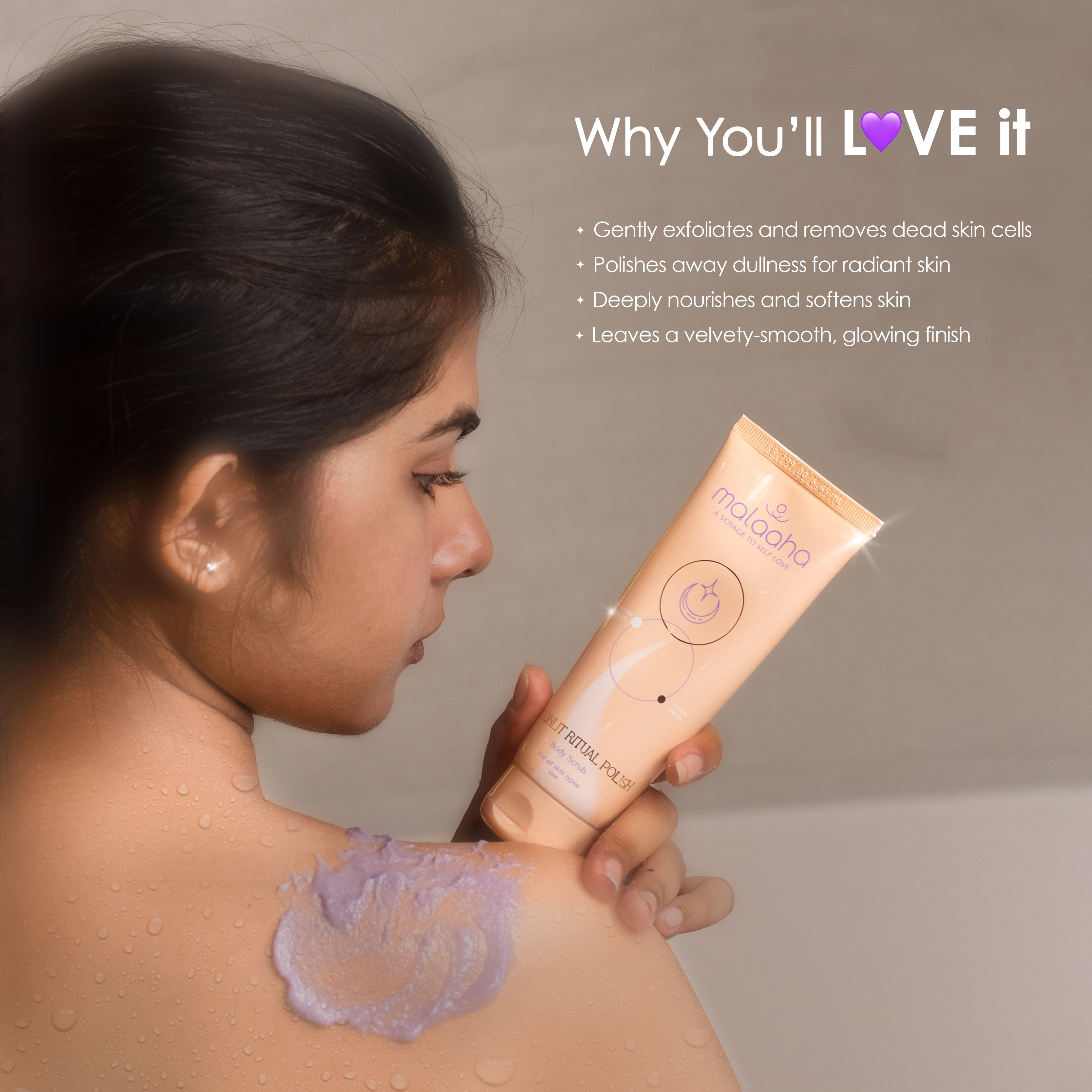 Exfoliating Body Scrub with 8% hydrating butters & oils🌙