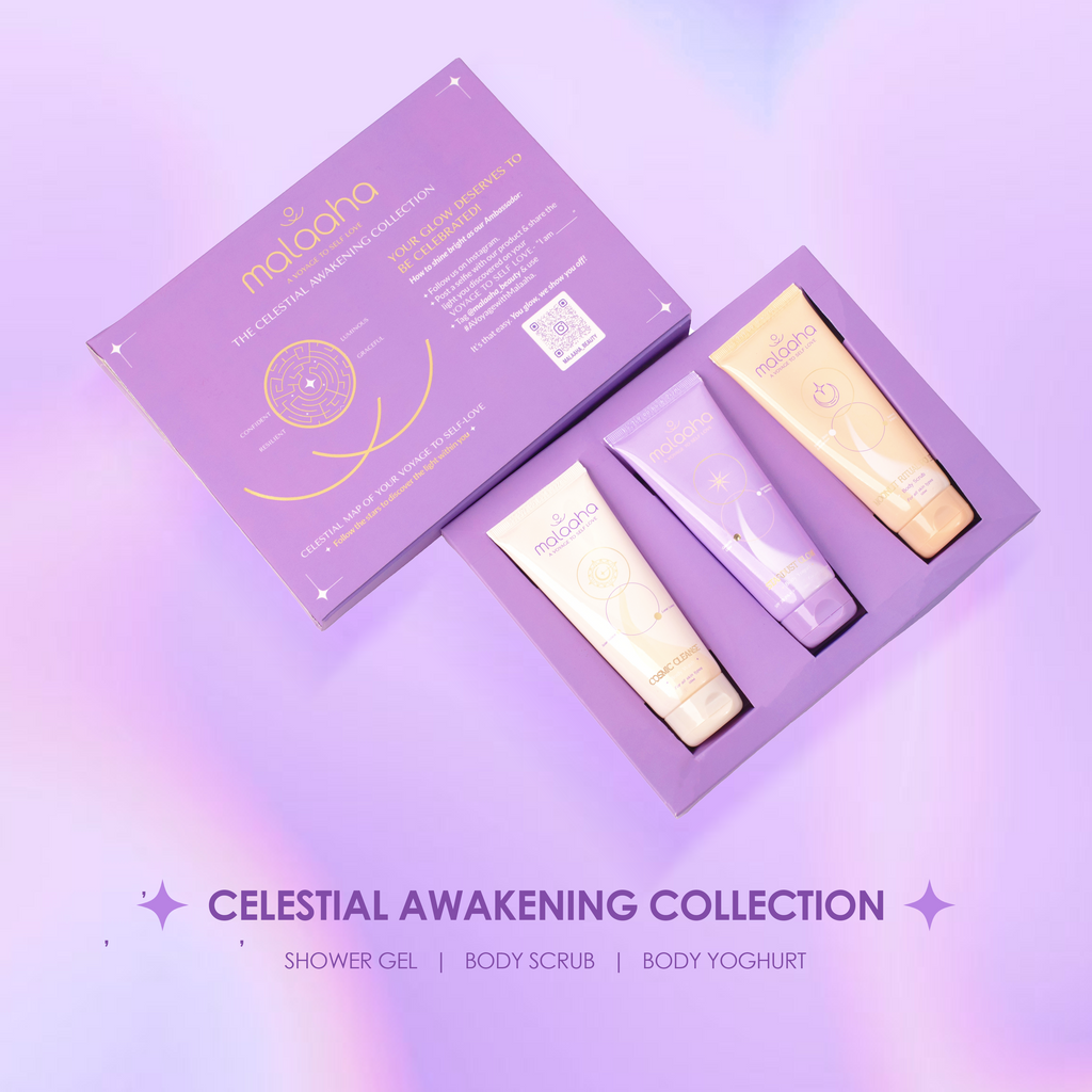 Celestial Awakening Collection  (Body Wash + Body Scrub + Body Yogurt)