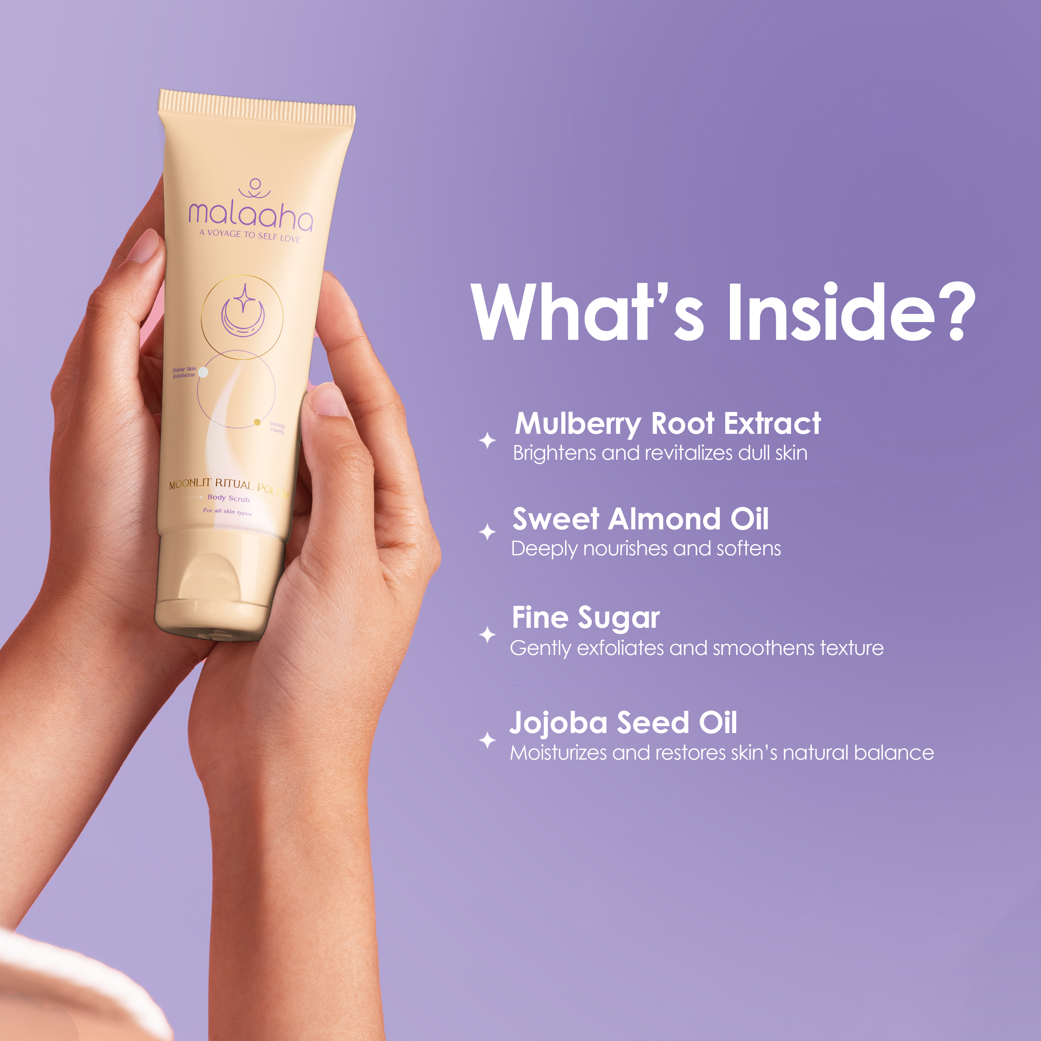 Exfoliating Body Scrub with 8% hydrating butters & oils🌙