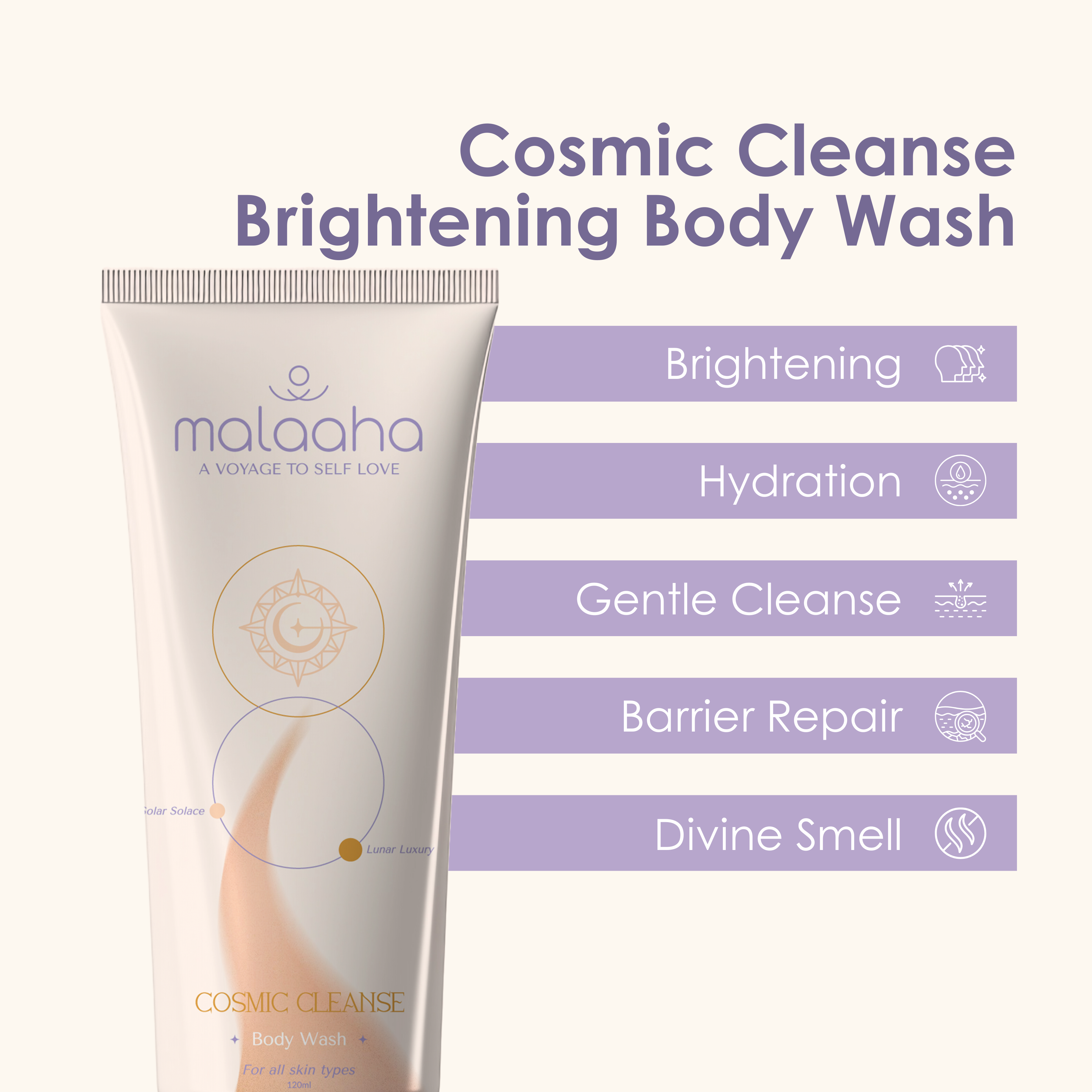 Brightening Body Wash with 5% Mulberry Root Extract 🌙