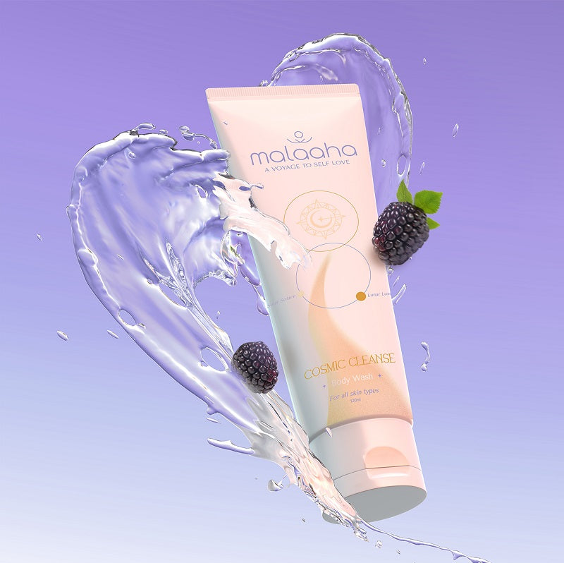 Cosmic Cleanse Brightening Body Wash with 5% Mulberry Root Extract
