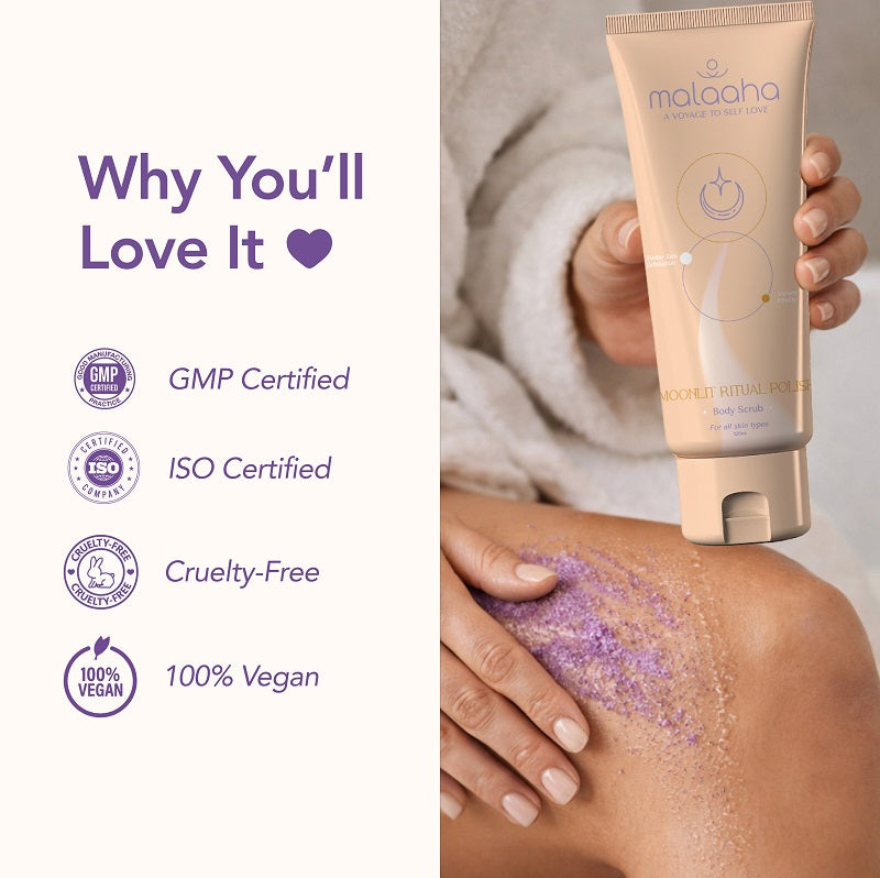 Moonlit Ritual Exfoliating Body Scrub with 8% hydrating butters & oils