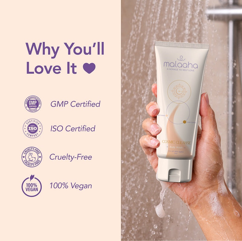 Cosmic Cleanse Brightening Body Wash with 5% Mulberry Root Extract