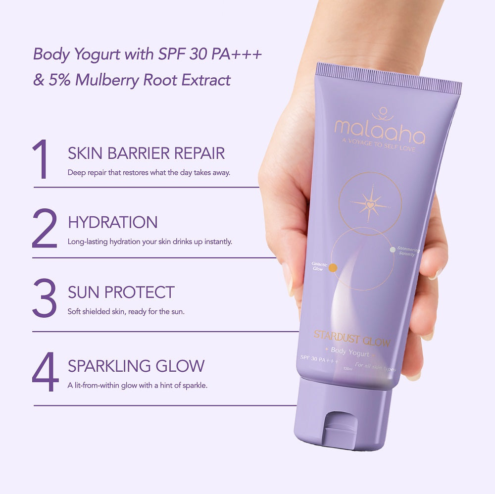 Body Yogurt  with SPF 30 PA+++ & 5% Mulberry Root Extract 🌟