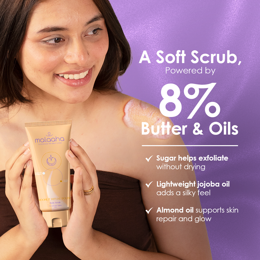 Exfoliating Body Scrub with 8% hydrating butters & oils🌙