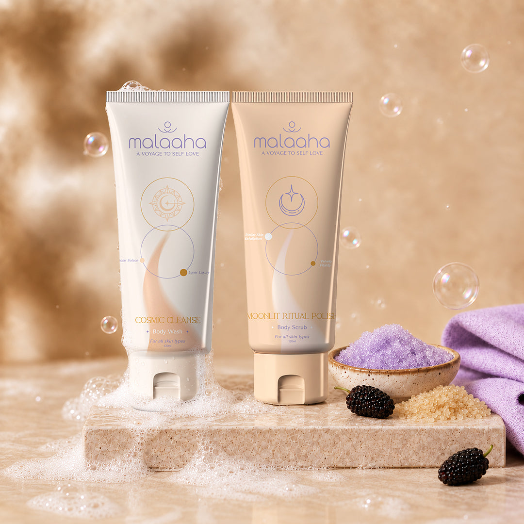 Moonlit Ritual Polish + Cosmic Cleanse (Body Wash + Body Scrub)